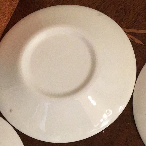 1950s Vintage Colonial Homestead Bread Plate, Green - Picture 5 of 7